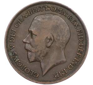 1 пенни 1915 года Великобритания — Фото №2