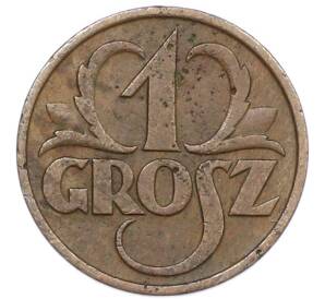 1 грош 1939 года Польша — Фото №2