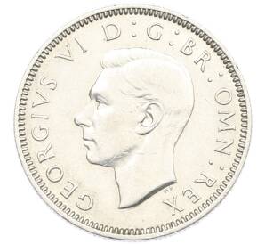 1 шиллинг 1946 года Великобритания — Английский тип (Лев стоит на 4 лапах) — Фото №2