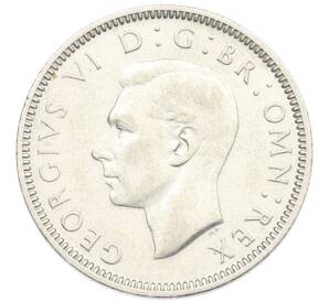 1 шиллинг 1941 года Великобритания — Английский тип (Лев стоит на 4 лапах) — Фото №2