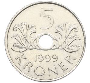 5 крон 1999 года Норвегия — Фото №1