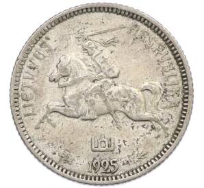 1 лит 1925 года Литва — Фото №2