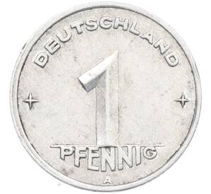1 пфенниг 1949 года A Восточная Германия (ГДР) — Фото №2