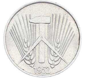 1 пфенниг 1952 года A Восточная Германия (ГДР) — Фото №1