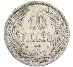 10 филлеров 1894 года Венгрия — Фото №2