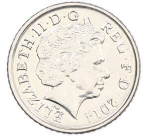 5 пенсов 2014 года Великобритания — Фото №2