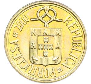1 эскудо 2000 года Португалия — Фото №1
