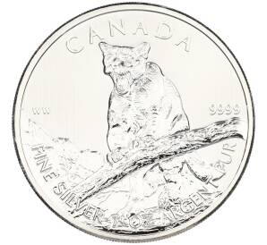 5 долларов 2012 года Канада «Природа Канады — Пума» — Фото №1