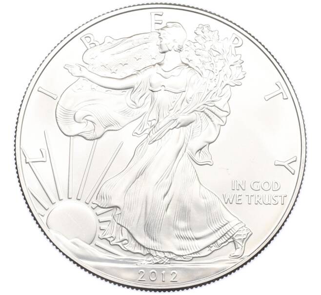 Монета 1 доллар 2012 года США «Шагающая Свобода» (Артикул: K10-16492) — Фото №1