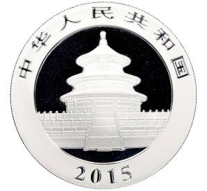 10 юаней 2015 года Китай «Панда» — Фото №2