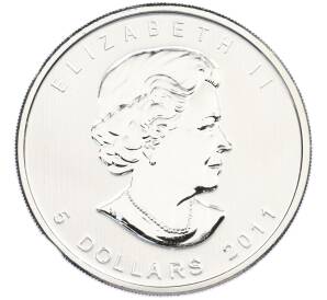 5 долларов 2011 года Канада «Канадская Фауна — Волк» — Фото №2