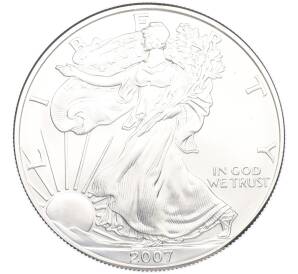 1 доллар 2007 года США «Шагающая Свобода» — Фото №1