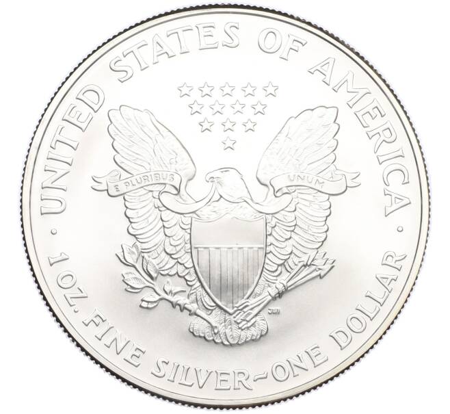 Монета 1 доллар 2007 года США «Шагающая Свобода» (Артикул: K10-16507) — Фото №2