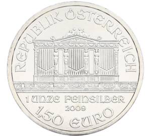 1.50 евро 2009 года Австрия «Венская филармония» — Фото №1