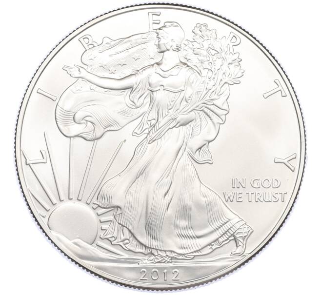 Монета 1 доллар 2012 года США «Шагающая Свобода» (Артикул: K10-16518) — Фото №1