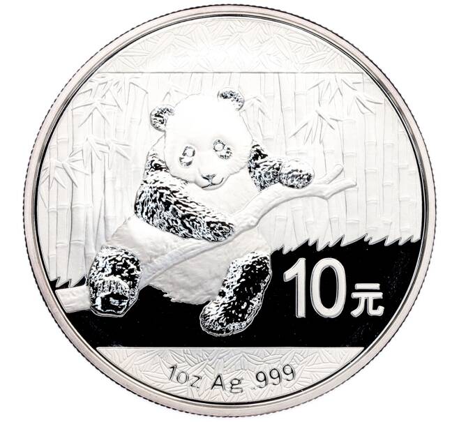 Монета 10 юаней 2014 года Китай «Панда» (Артикул: K10-16519) — Фото №1