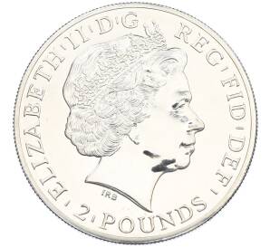 2 фунта 2011 года Великобритания «Британия» — Фото №2