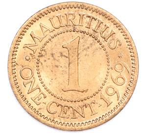 1 цент 1969 года Маврикий — Фото №1