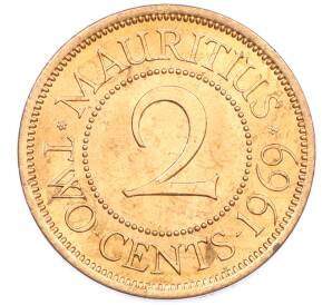 2 цента 1969 года Маврикий — Фото №1