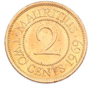 2 цента 1969 года Маврикий — Фото №1
