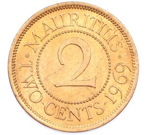 2 цента 1969 года Маврикий — Фото №1