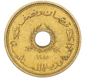 2 1/2 пиастра 1955 года Ливан — Фото №2