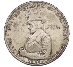 1/2 доллара (50 центов) 1920 года США «300 лет прибытию Отцов-пилигримов» — Фото №1