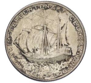 1/2 доллара (50 центов) 1920 года США «300 лет прибытию Отцов-пилигримов» — Фото №2