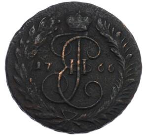 2 копейки 1766 года ММ — Фото №1