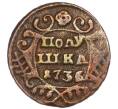 Монета Полушка 1736 года (Артикул: K7-1106) — Фото №1
