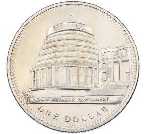 1 доллар 1978 года Новая Зеландия «25 лет коронации Елизаветы II» — Фото №1