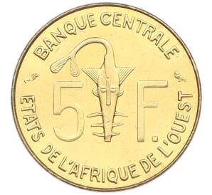 5 франков 1967 года Западная Африка — Фото №2
