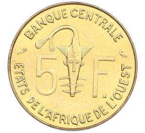 5 франков 1967 года Западная Африка — Фото №2