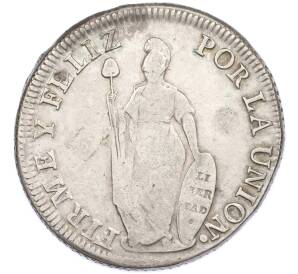 8 реалов 1833 года Перу — Фото №2