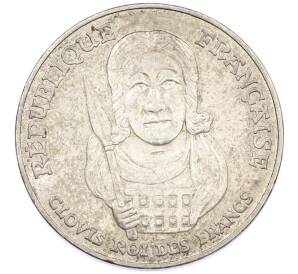 100 франков 1996 года Франция «1500 лет крещению Короля Хлодвига I» — Фото №1
