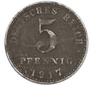 5 пфеннигов 1917 года A Германия — Фото №1