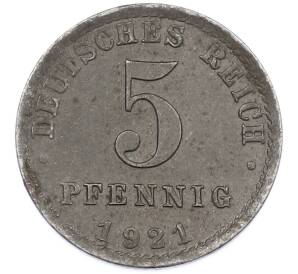 5 пфеннигов 1921 года A Германия — Фото №1
