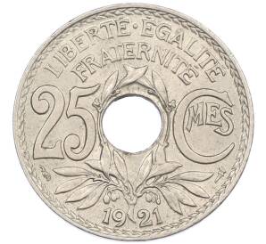 25 сантимов 1921 года Франция — Фото №1