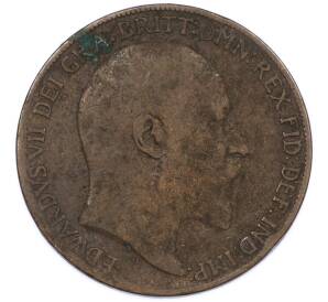 1 пенни 1910 года Великобритания — Фото №2