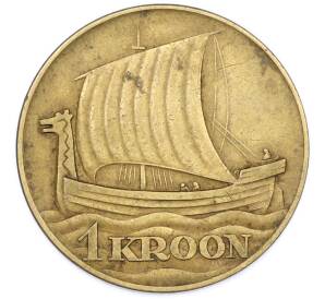 1 крона 1934 года Эстония — Фото №1