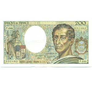 200 франков 1987 года Франция — Фото №1