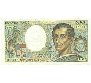200 франков 1982 года Франция — Фото №1