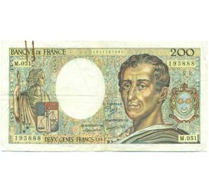 200 франков 1987 года Франция — Фото №1