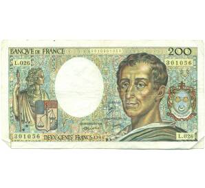 200 франков 1984 года Франция — Фото №1