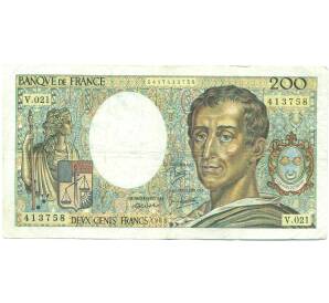200 франков 1983 года Франция — Фото №1