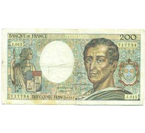 200 франков 1983 года Франция — Фото №1