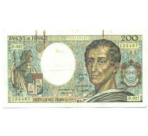 200 франков 1985 года Франция — Фото №1