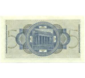 5 рейхсмарок 1940 года Германия (Для окупированных территорий) — Фото №2