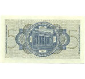 5 рейхсмарок 1940 года Германия (Для окупированных территорий) — Фото №2