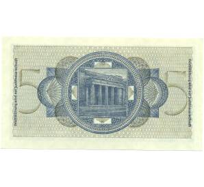 5 рейхсмарок 1940 года Германия (Для окупированных территорий) — Фото №2